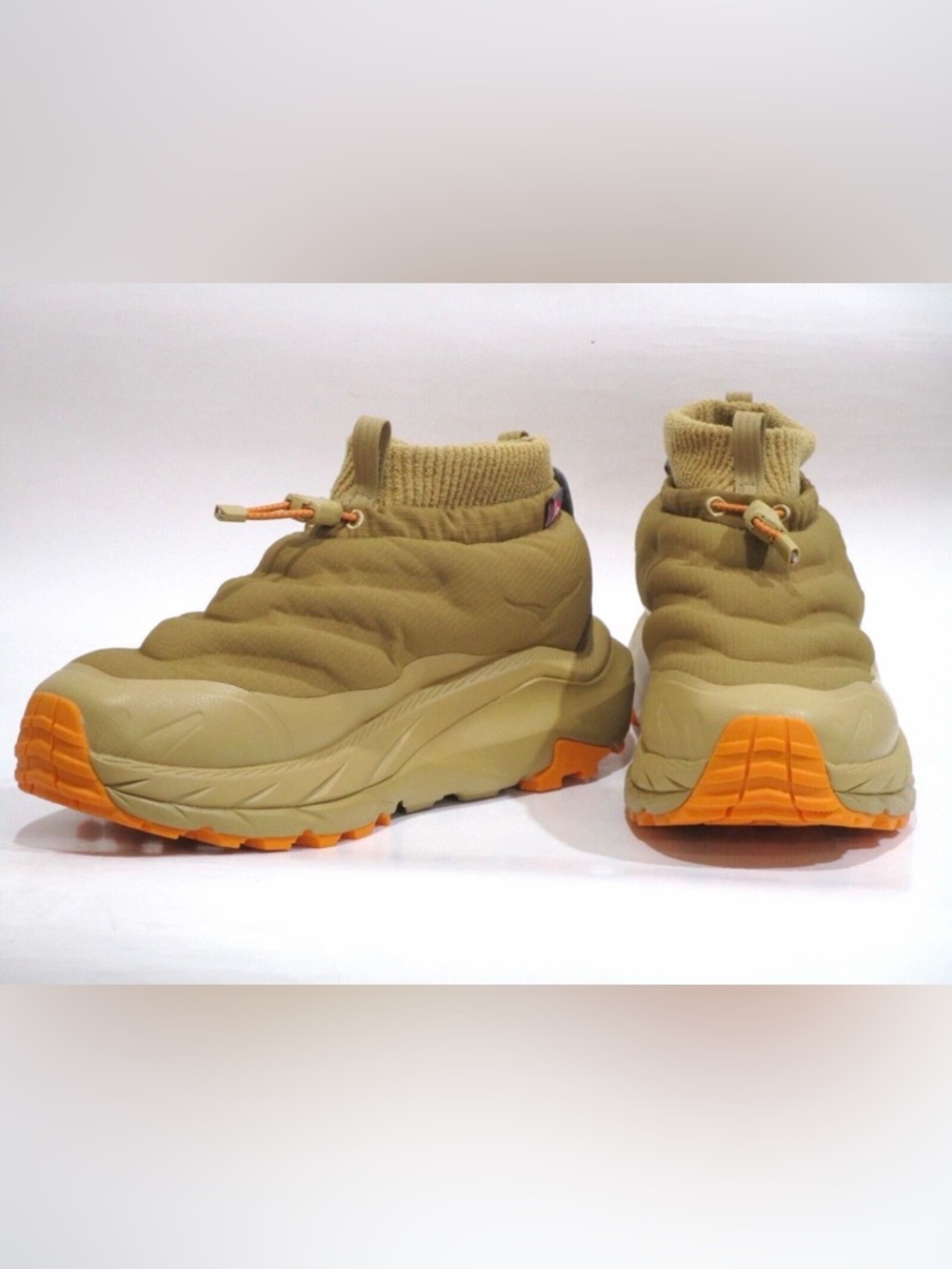 Hoka One One Men's Tan and Orange Rain & Snow Boots - Picture 2 of 15